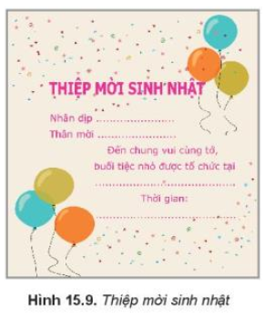 Thiết kế một thiệp đơn giản sinh nhật, tiệc Noel