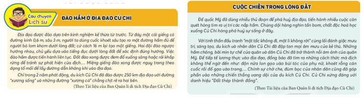 Lịch Sử và Địa Lí lớp 4 Kết nối tri thức Bài 28: Địa đạo Củ Chi